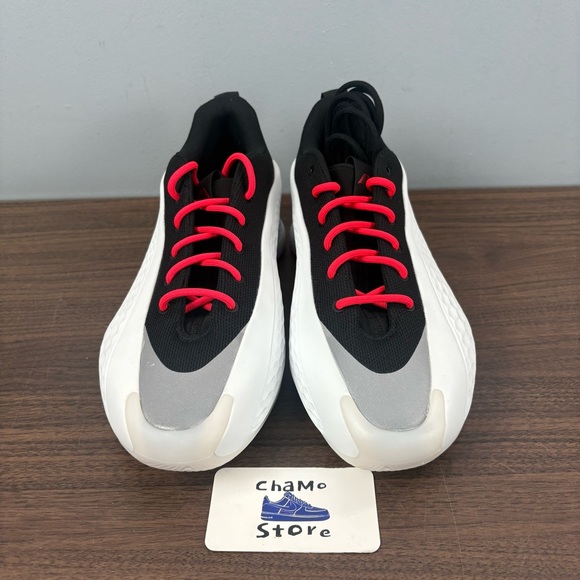 ADIDAS AE 1 LOW BEST OF ADI 2.0 White Black Red JQ6140 Basketball Men’s Sz 11 - Picture 2 of 8